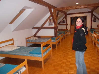 Partying in the big dorm